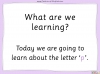 The Letter 'p' - EYFS Teaching Resources (slide 2/21)